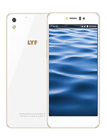 LYF Water 8 White 3GB RAM 13MP 4G VoLTE